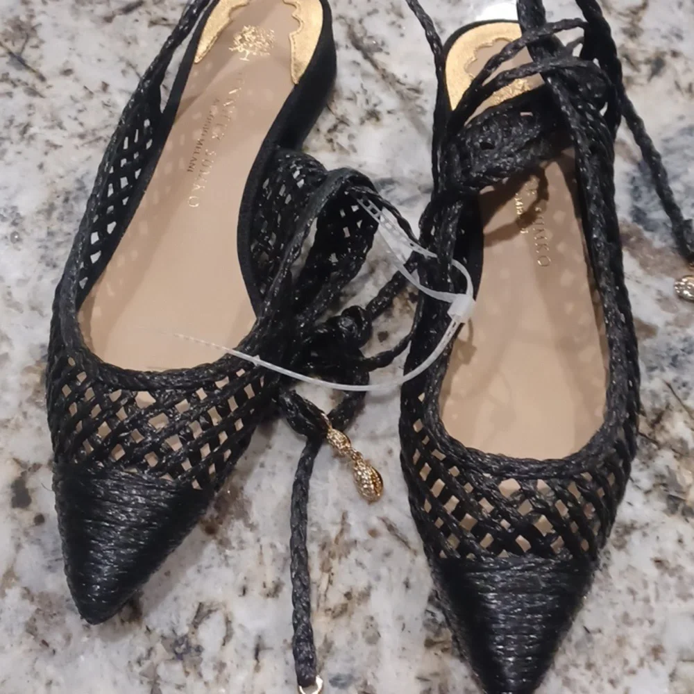 Antonio Melani x Jennifer Sumko, the Newport Women's Lace-Up Dress Flats sandals - Picture 5 of 10